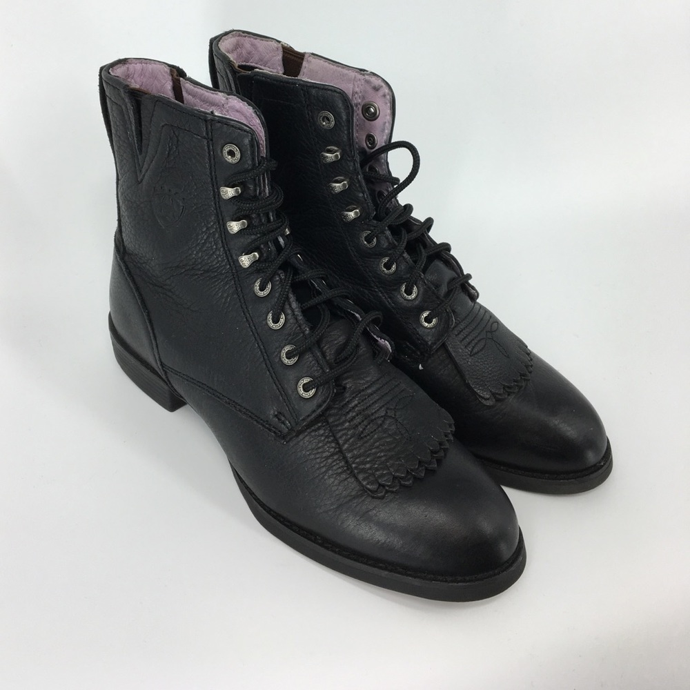Ariat Heritage Lacer II Black Boot 8.5 C wide